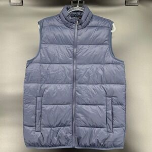 Swiss Tech Puffer Navy Blue Vest Men's Size Medium‎ 38-40 gorpcore